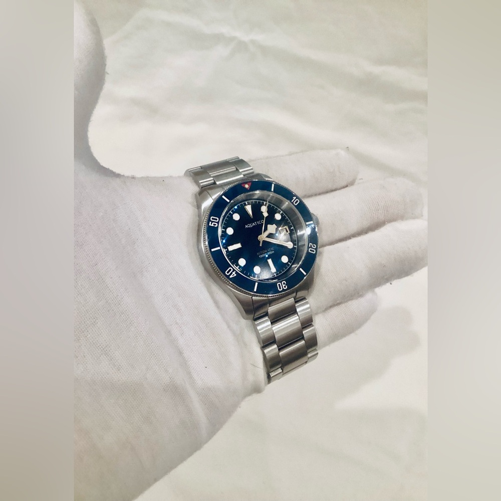 Aquatico Sea Star V2 Automatic 42mm Black Dial 300m Dive Watch - Picture 11 of 16